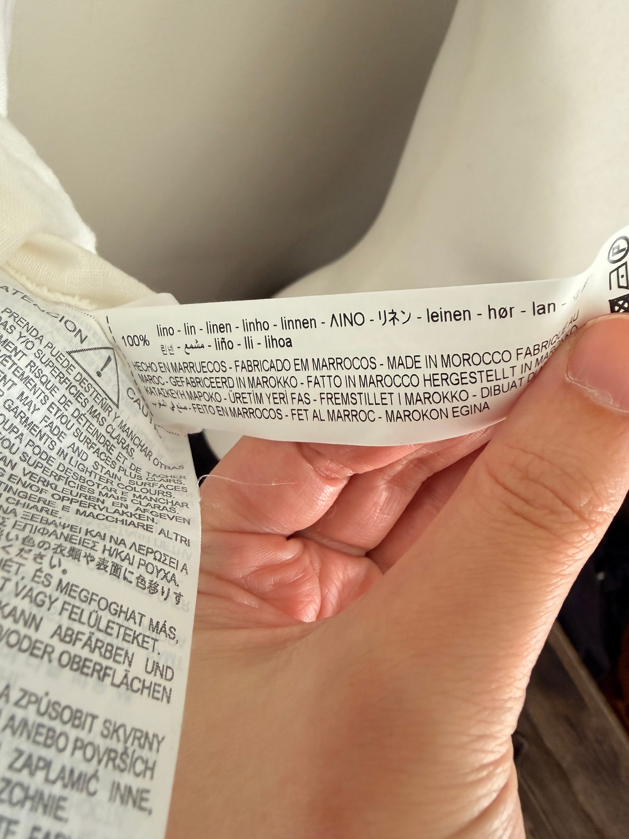 Care label